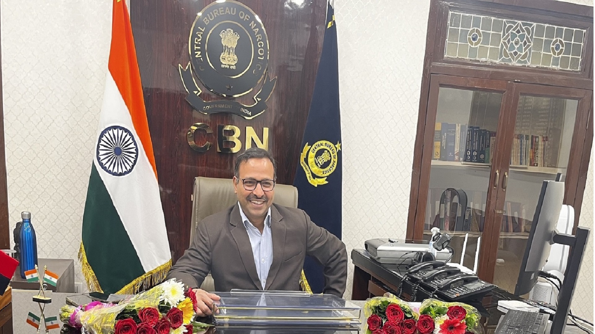 Narcotics Commissioner in his Chamber