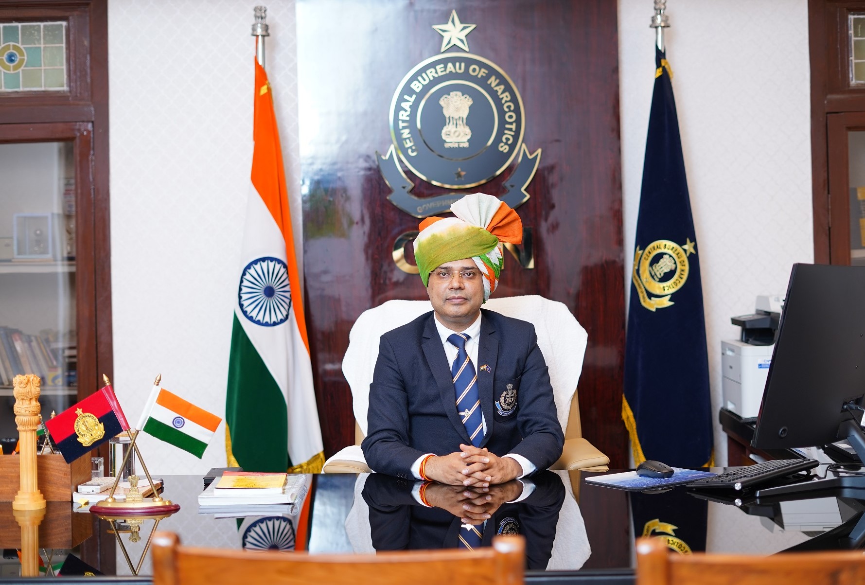 Narcotics Commissioner in his Chamber